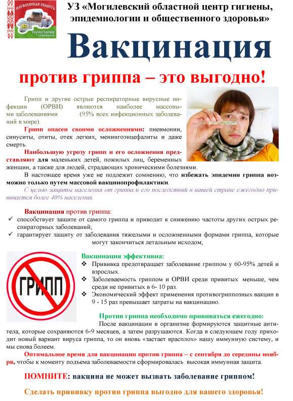 вакцинация против гриппа
