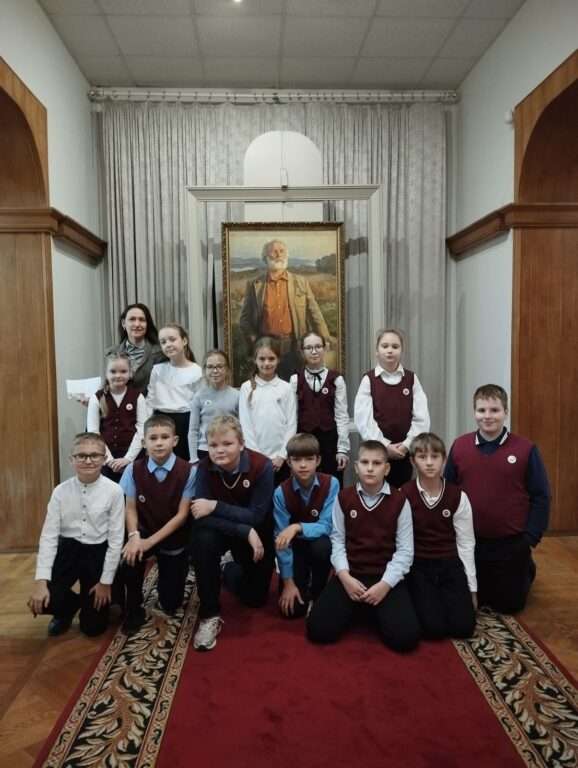 дети в музее