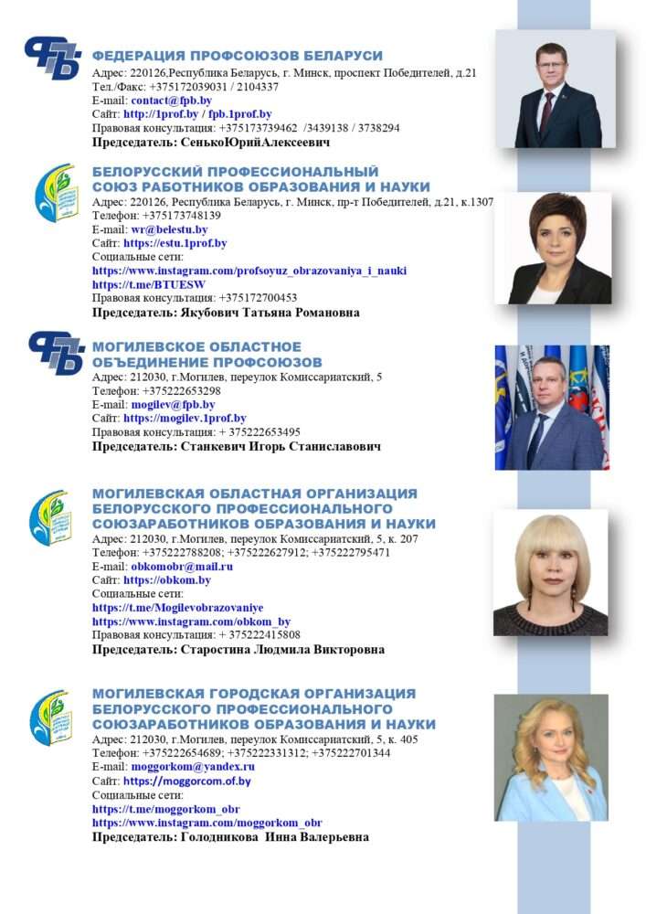 профсоюзные объединения