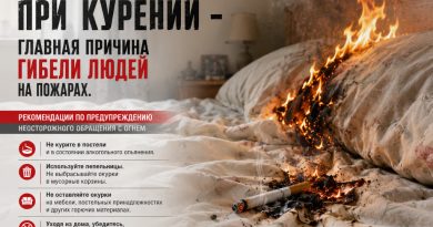 Курение в постели — главная причина гибели людей постер
