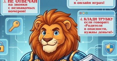 Социальная реклама «Простые правила кибербезопасности» (листовки) листовка